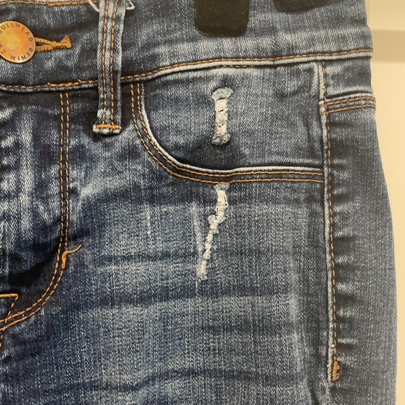 Pacsun bullhead dark ripped jeans size 25 - Picture 5 of 9